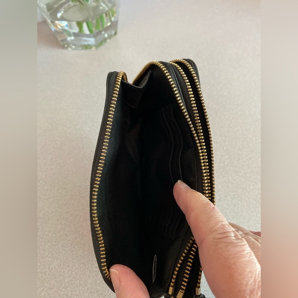 Coach Black Clutch Wristlet